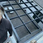 Ondrej Habinak on a construction site